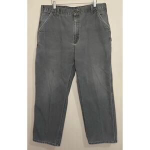 Carhartt Men's Pants B11 MOS 40x30 100% Cotton Work Condition Carpenter